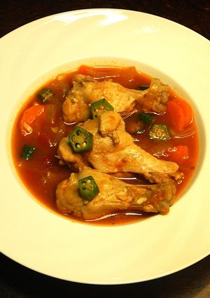 鶏とオクラのシチューあったかいワン鍋簡単-レシピのメイン写真