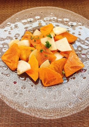 【食改】柿とかぶのサラダ-レシピのメイン写真