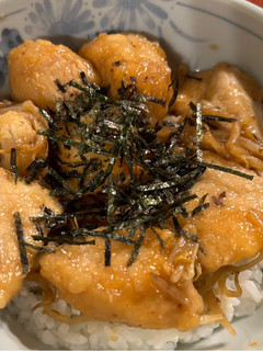 簡単❣️鶏むね肉のにんにくポン酢丼-レシピのメイン写真