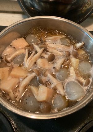 タケノコと豚ひき肉の煮物-レシピのメイン写真