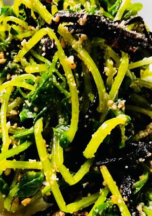 豆苗サラダ 塩昆布-レシピのメイン写真