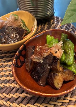 おかんレシピ𓀤𓀣茄子とししとうの生姜炒め-レシピのメイン写真
