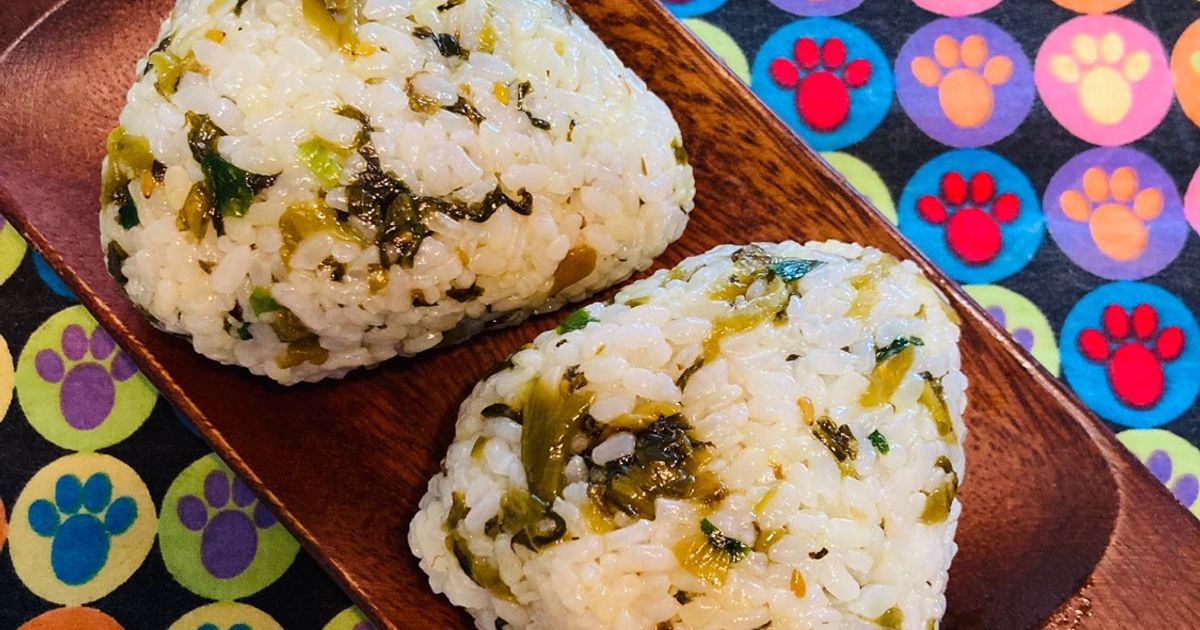 基本からアレンジまで！思わずつくりたくなる「ごま油 高菜 おにぎり