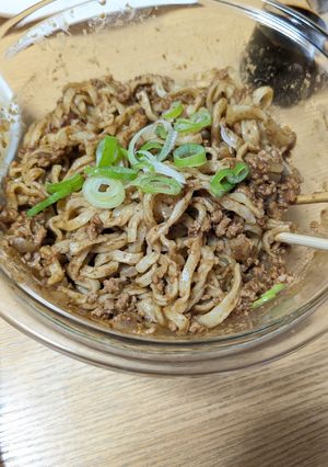 レンジで簡単！汁無しカレーうどん-レシピのメイン写真