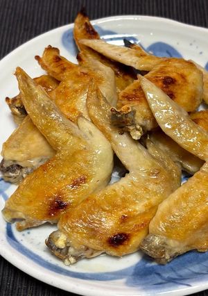 下茹で簡単待ち時間なし！手羽先の塩水グリル焼き-レシピのメイン写真