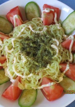 トマトサラダ風冷やし麵😋♪-レシピのメイン写真