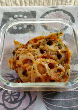 蓮根明太子和え-レシピのメイン写真