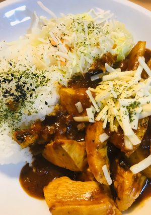 レトルトカレーで作るチーズのせカレー-レシピのメイン写真