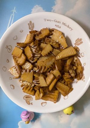 頂いた筍でシナチク(メンマ)ラーメンの友-レシピのメイン写真