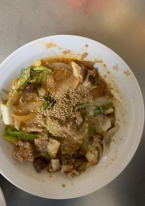 中華風ピリ辛梅照り味回鍋肉青椒肉絲風-レシピのメイン写真