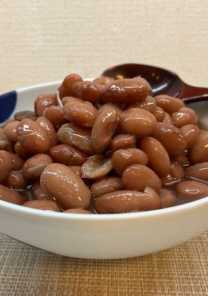甘さ控えめ!金時豆の煮豆🫘-レシピのメイン写真