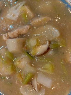 野菜タップリの梅トロロスープ-レシピのメイン写真