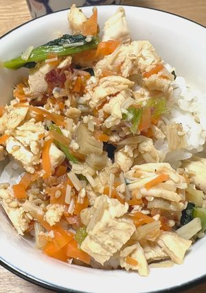 減塩◇栄養たっぷりのっけご飯-レシピのメイン写真