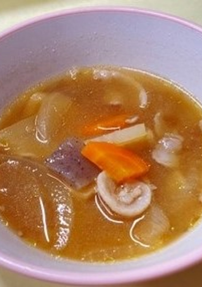 【学校給食】豚汁-レシピのメイン写真