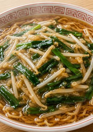 街中華 もやしとニラのあんかけ醤油ラーメン-レシピのメイン写真