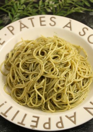 簡単！ごま香る大葉パスタソース-レシピのメイン写真