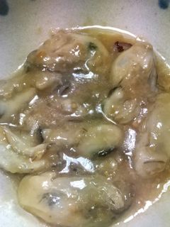 縮の少ない牡蠣の味噌炒め-レシピのメイン写真