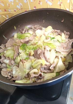豚肉とキャベツの豆乳炒め-レシピのメイン写真