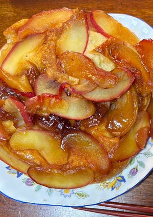 HMとフライパンで作る簡単りんごケーキ-レシピのメイン写真