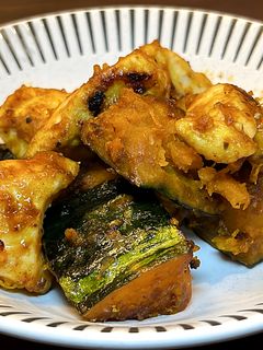 鶏肉とかぼちゃのしょう油炒め-レシピのメイン写真