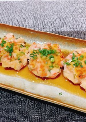 簡単！お弁当に！鶏ムネ肉と紅生姜のあんかけつくね-レシピのメイン写真