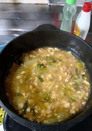 ヨウサマの減塩白菜と挽き肉のあんかけ-レシピのメイン写真