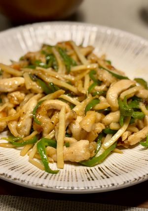 鶏胸肉のチンジャオロース-レシピのメイン写真