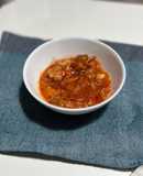 キャベツと鶏肉のトマトスープ