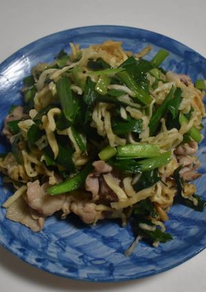 切り干し大根とニラの炒め物-レシピのメイン写真