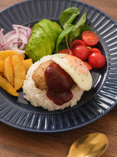 冷凍つくねで簡単ロコモコ丼♪-レシピのメイン写真