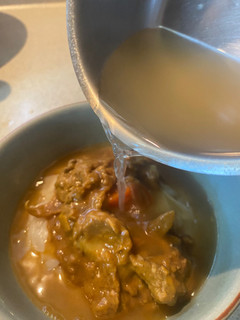 残ったカレーで リサイクルカレーうどん-レシピのメイン写真