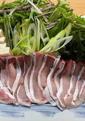 たっぷり野菜を巻いて♡ぶりしゃぶ-レシピのメイン写真
