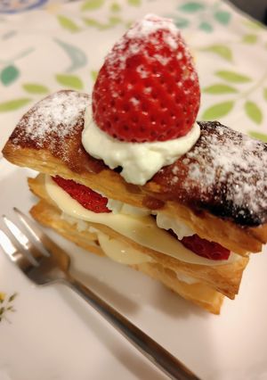 季節の果物で☆簡単ミルフィーユ-レシピのメイン写真