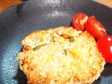 ミコばあばの豆腐を入れて、鶏ミンチバーグ