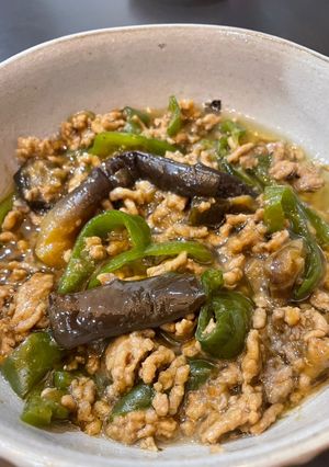 麻婆茄子ピーマン-レシピのメイン写真
