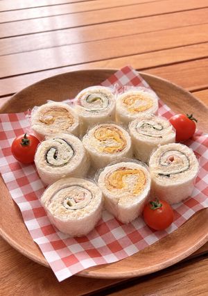 ロールサンドイッチ　-レシピのメイン写真