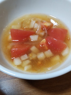 トマトと長芋の夏熱スープ-レシピのメイン写真