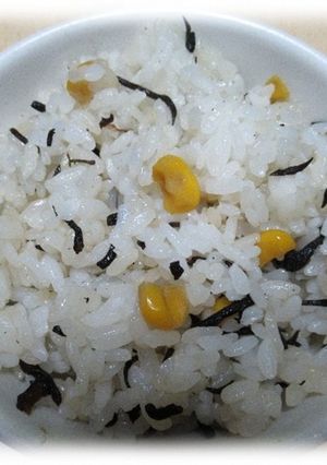 ひじきとトウモロコシの混ぜご飯-レシピのメイン写真