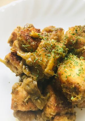 あまったカレーで●カレーサイコロトースト-レシピのメイン写真