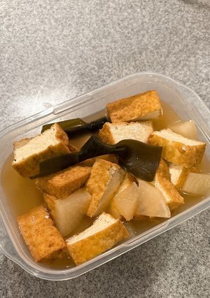 厚揚げと大根の煮物（おでん風）-レシピのメイン写真