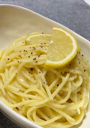 ✎ღ レモンクリームパスタ-レシピのメイン写真