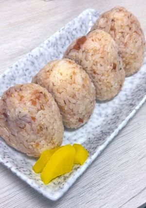 梅おかかおむすび(味しっかりめ)-レシピのメイン写真