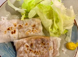ライスペーパーで簡単☆納豆焼き春巻き-レシピのメイン写真