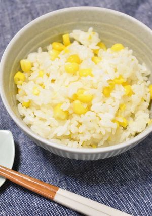 甘み際立つとうもろこしご飯-レシピのメイン写真