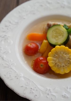 塩レモンで☆ビタミンカラーの夏野菜ポトフ-レシピのメイン写真
