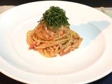 コスパ◎節約レシピ･ふりかけ明太子パスタ