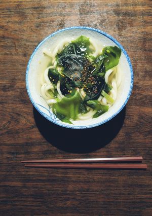 わかめと葉ネギのかけ温うどん-レシピのメイン写真