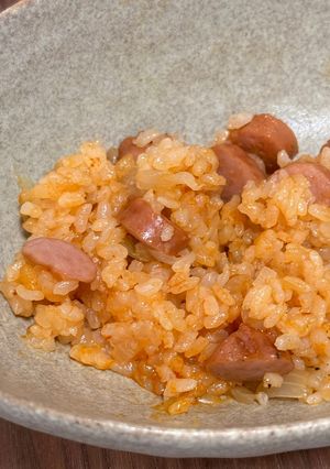 いれとく炊飯器ケチャップライス-レシピのメイン写真