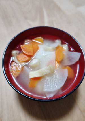 思いつきで　お雑煮-レシピのメイン写真