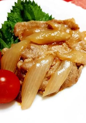 簡単☆旨い☆豚肉とクタクタ玉ねぎの生姜焼き-レシピのメイン写真